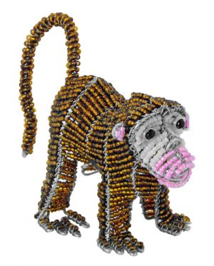 Khutsala™ Artisans African Beaded Animal Keychains | Fair Trade and Handmade Keychains Giraffe